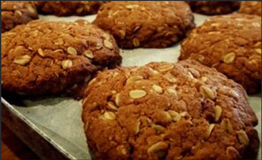 Bonfire Bread Spelt Anzac Biscuit