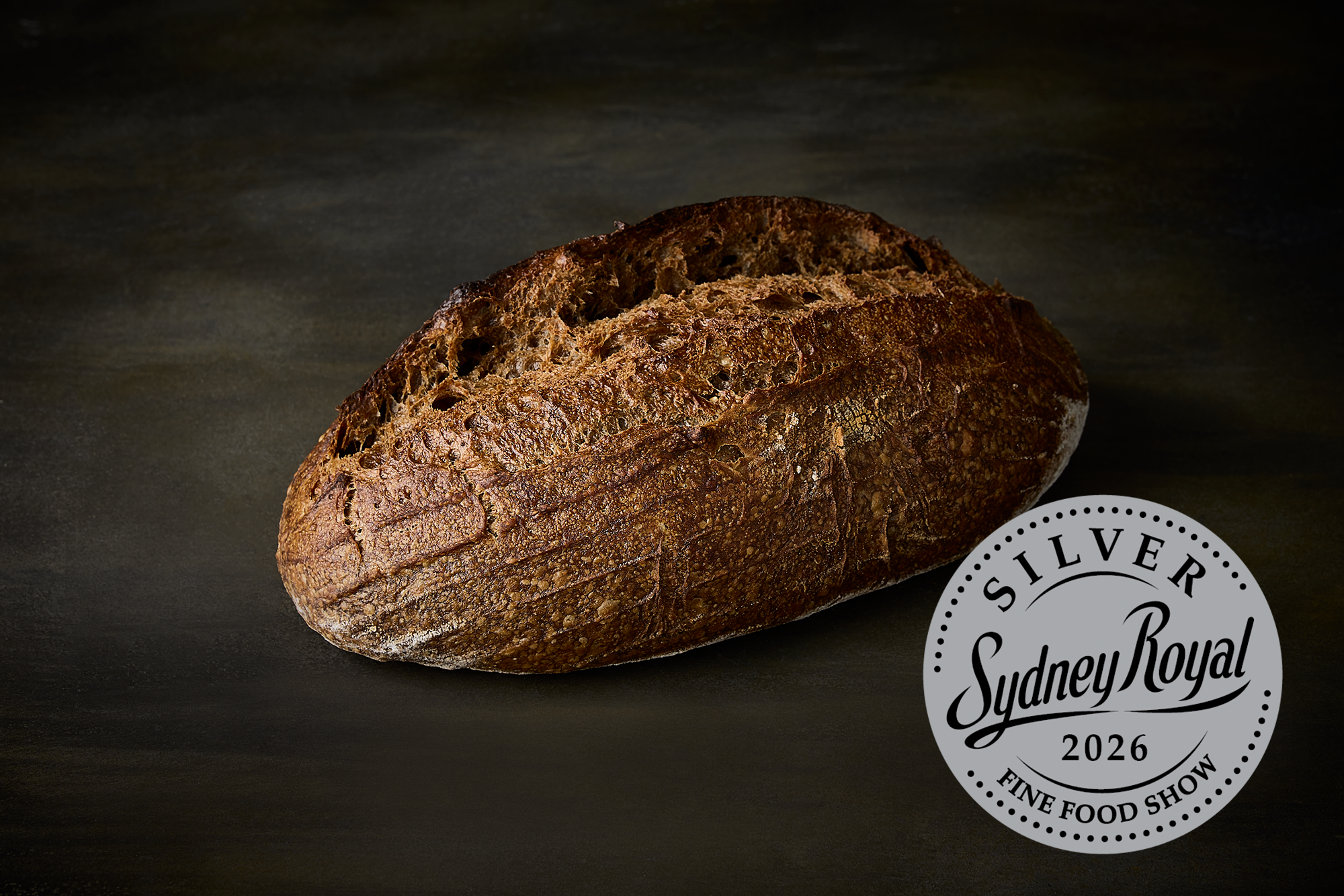 Bonfire Organic SourdoughWhole Wheat Silver Medal